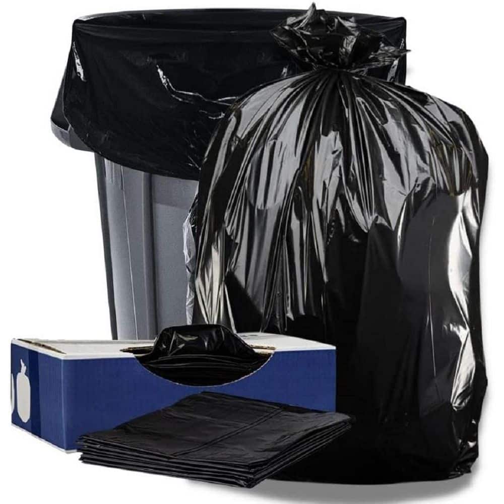 UltraSac - 42 Gal - Contractor Trash Bag w/Tie Closure - 3Mil - Black