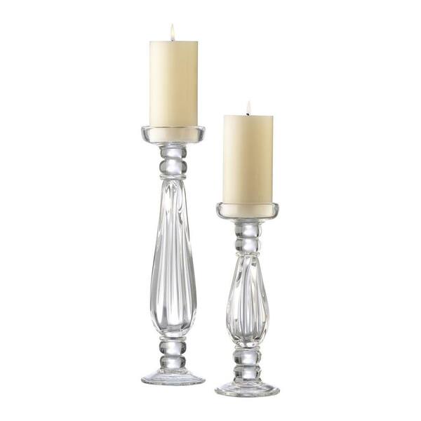 Filament Design Prospect 16 in. Clear Candle Holder