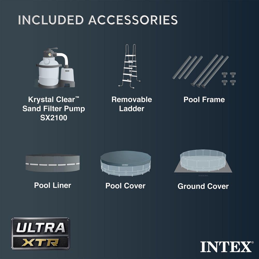 Ultra XTR 18ft Round Soft Sided Pool Set - rated 4.3125 stars from 96 reviews