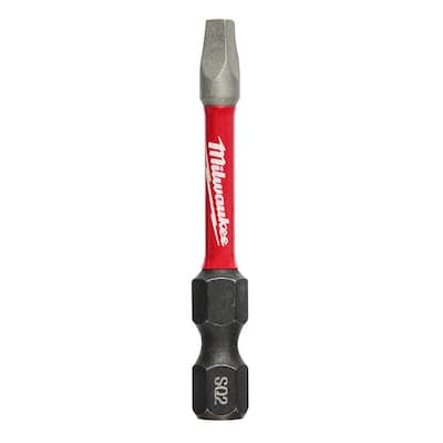 SHOCKWAVE Impact Duty 2 in. Square #2 Alloy Steel Screw Driver Bit (1-Pack)