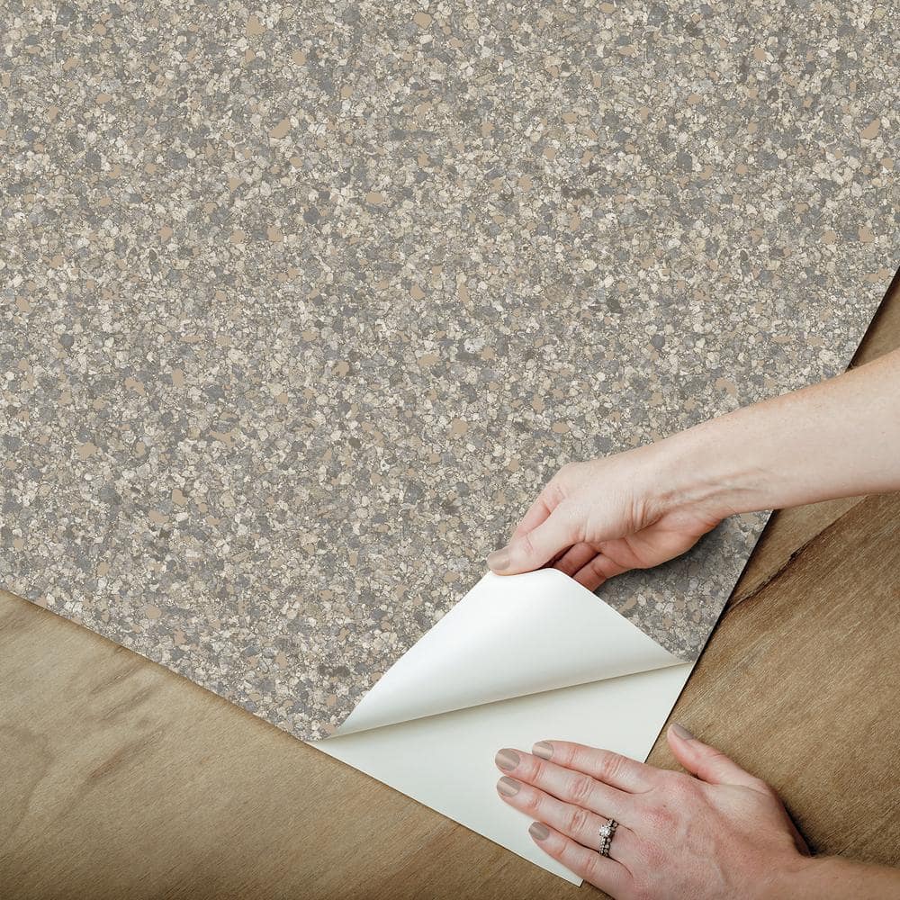 Monumental Grey Stone Self-Adhesive Removable Wallpaper