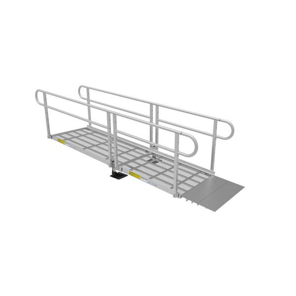 Proway Ramp EZ-ACCESS PATHWAY 3G 10 ft. Ramp Kit with Expanded Metal Surface and ...
