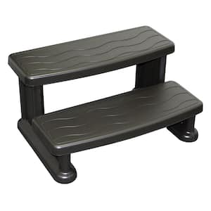Grey Step for Square or Round Hot Tubs
