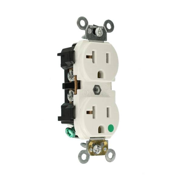 Ivory Duplex Power Outlet Details about   Leviton 8300-SGI Hosptial Grade 