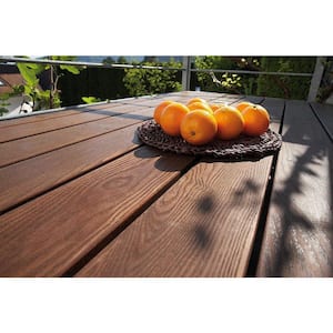 5/4 in. x 6 in. x 6 ft. Thermally-Treated Premium Ash 4-Sides Oiled Decking Board (6-Bundle)