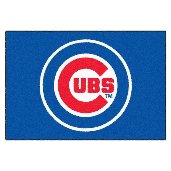 MLB Chicago Cubs 1 ft. 7 in. x 2 ft. 6in. Starter Mat Area Rug