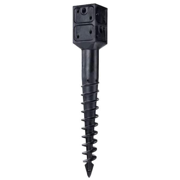 Unbranded 4 x 4 x 29 Eco Screw Post Base Saddar