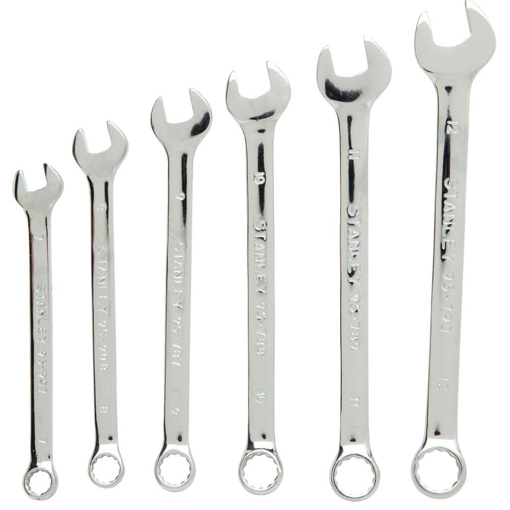 12 Chrome Vanadium Steel,Flexible Activities Gear Wrench Household Repair Set,Long Pattern Design Include Metric Sizes 8 Premium Combination 6 Piece Wrench Set 10 14 17,mm with Storage Box 13 