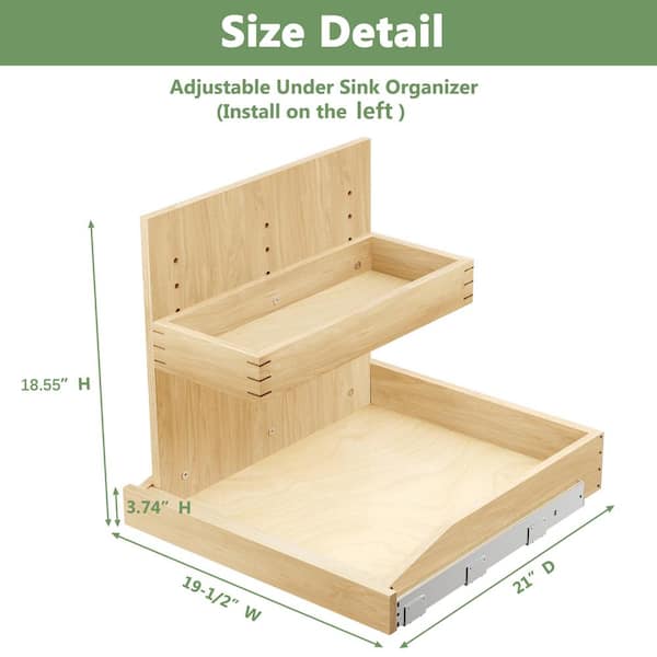 Accessible Under-Sink Storage Woodworking Plan