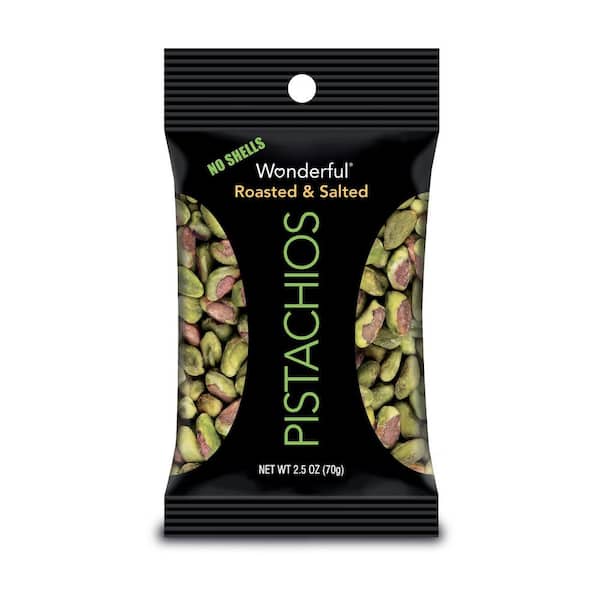 Wonderful Nuts,2.5oz,Roasted Salted, Pistachio