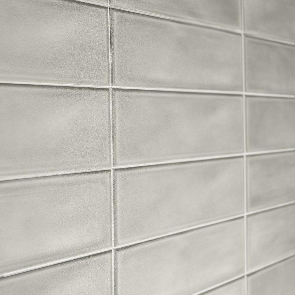 Stacy Garcia Gray Matte Porcelain Subway Wall Tile