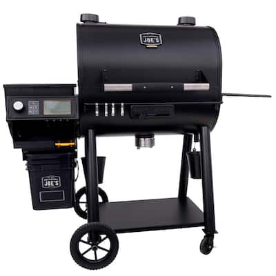 Rider 1200 DLX Pellet Grill and Smoker in Black with 1,234 sq. in. Cooking Space
