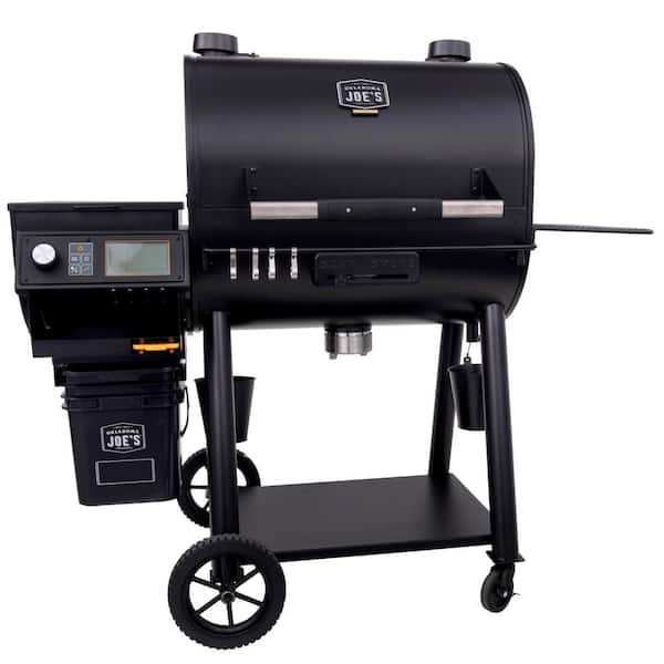 OKLAHOMA JOE'S Rider 1200 DLX Pellet Grill and Smoker in Black with 1,234 sq. in. Cooking Space