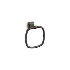 Grand Wall Mounted Towel Ring in Oil Rubbed Bronze