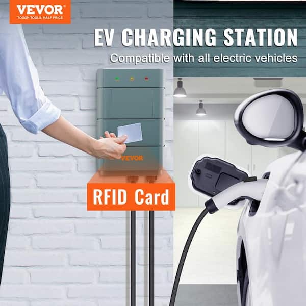 VEVOR Level EV Charging Station 40 Amp 22 ft. Electric EV Charger IP66  NEMA 6-50 240-Volt for -22°F to 131°F Home Outdoor MGJLCDZ40A650DI90V4  The Home Depot
