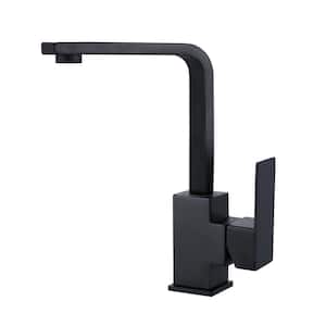 Foundations Single Handle Bar Faucet Deckplate Not Included in Mattte Black