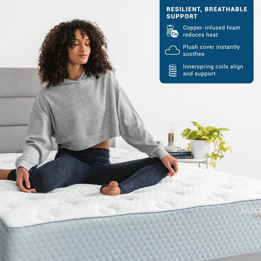 Twin CopperWELL Hybrid Gel Memory Foam Mattress