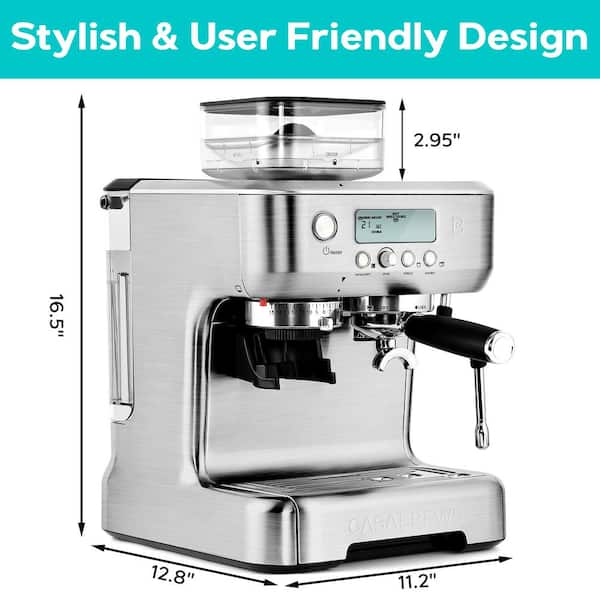Casabrews 5700PRO™ All-in-One Espresso Machine with Digital LCD Display  Screen