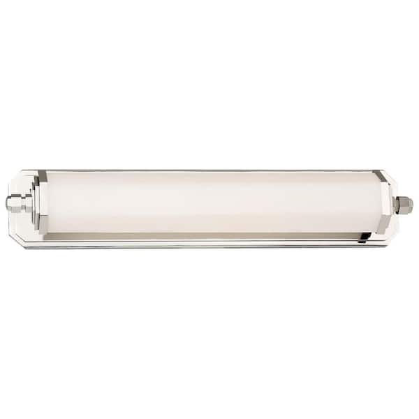 Polished Nickel LED Sconce