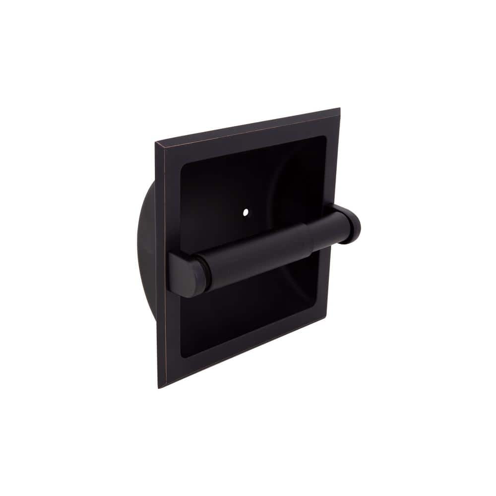 Millbridge Oil Rubbed Bronze Recessed Toilet Paper Holder