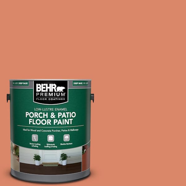 BEHR PREMIUM 1 gal. #M180-5 King Salmon Low-Lustre Enamel Interior/Exterior Porch and Patio Floor Paint