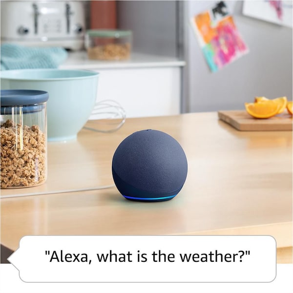2023 All-New Echo Dot (5th Gen, release) with clock, Smart speaker with  clock and Alexa