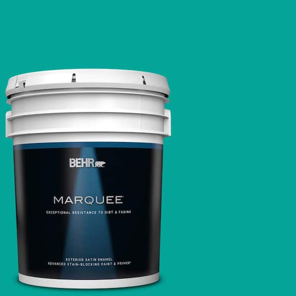 BEHR MARQUEE 5 gal. Home Decorators Collection #HDC-MD-22 Tropical Sea Satin Enamel Exterior Paint & Primer