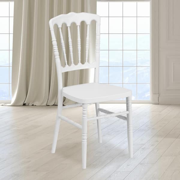 White Resin Side Chair