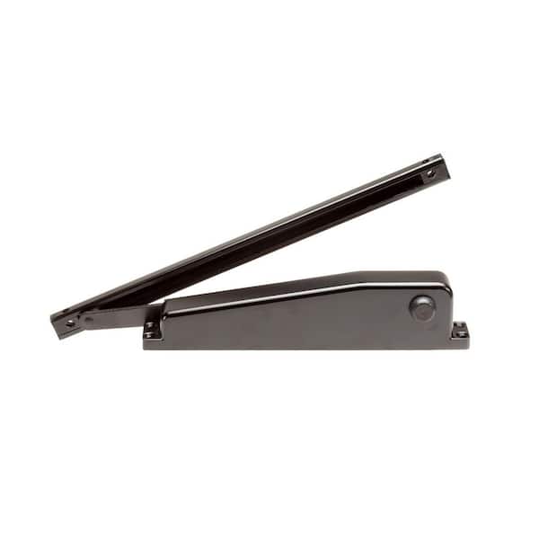 Global Door Controls Residential Hold Open Mini Door Closer in Brown