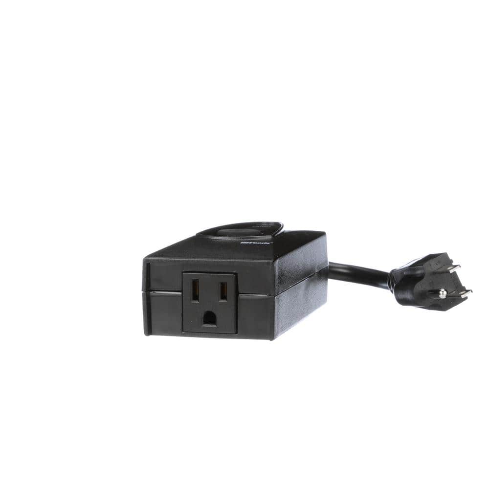 Woods Black 24-Hour Digital Photocell Timer