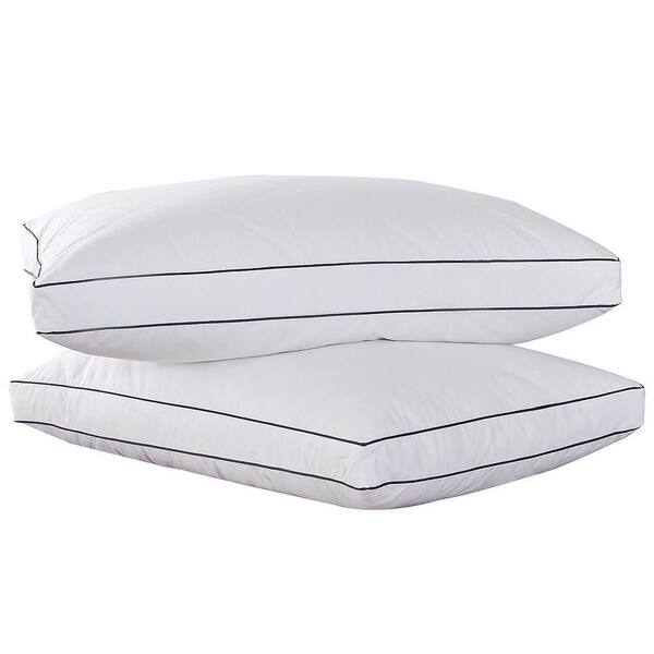 Peace Nest 2 Pack Feather Down Throw Pillow Insert, White, 26 X