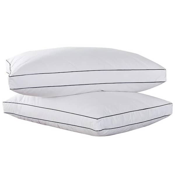 Peace Nest 2 Pack Feather Down Throw Pillow Insert, White, 26 X