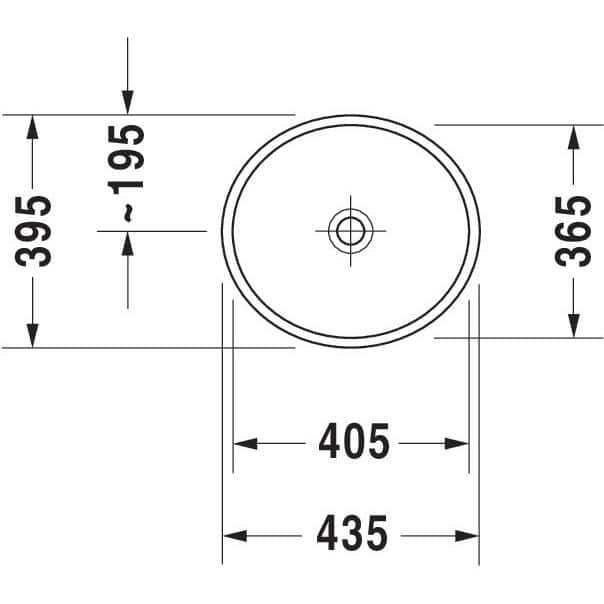 Modern White Ceramic Circular Above-Counter Bathroom Sink
