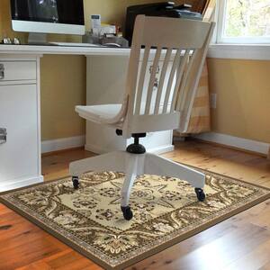 Siam 3 ft. x 4 ft. Desk Chair Mat - Natural