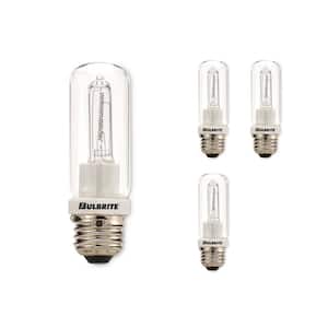 25-Watt Soft White Light T10 (E26) Medium Screw Base Dimmable Clear Mini Halogen Light Bulb(4-Pack)