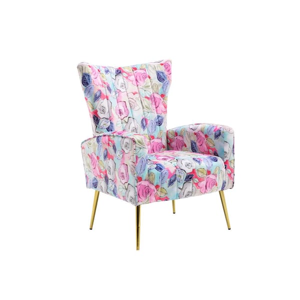 peach bedroom chair