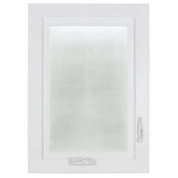 HR Windows 2650 Acoustical Right-Hand Casement Vinyl Windows, 30 in. x 60 in. LowE Triple Glazed Glass and Screen-DISCONTINUED