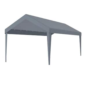 12 ft. x 20 ft. Carport Replacement Canopy Cover, Waterproof and UV Protected Tarp with 76 Elastic Buckles Suit