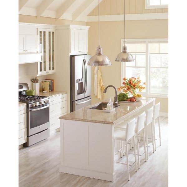 3 in. x 3 in. Quartz Countertop Sample in Talus