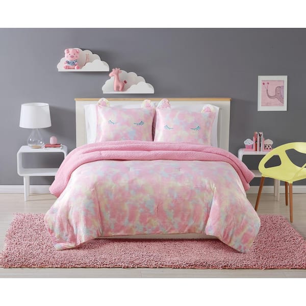 CottonTex Super Soft Bedspread coral pink twin Size 68x86 Inches Diamond Pattern