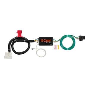 Custom Vehicle-Trailer Wiring Harness, 4-Flat, Select Honda Pilot, Passport, OEM Tow Package Required, Quick T-Connector