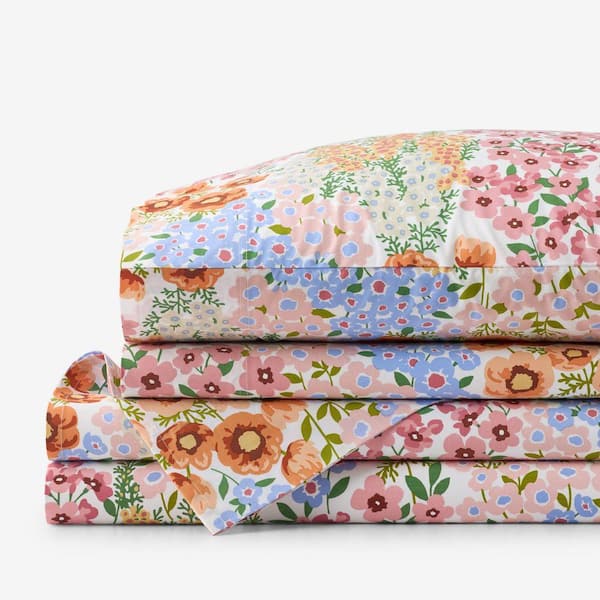 Company Cotton Garden Jubilee Percale Multi Twin Sheet Set
