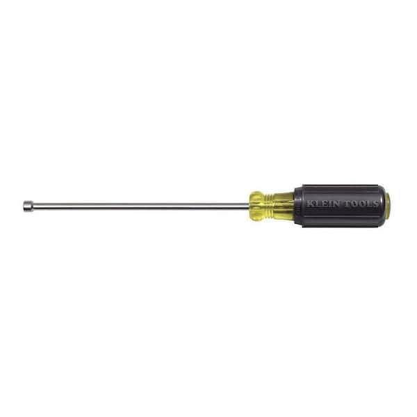 Klein Tools 3/16 in. Nut Driver with 6 in. Hollow Shaft- Cushion Grip Handle