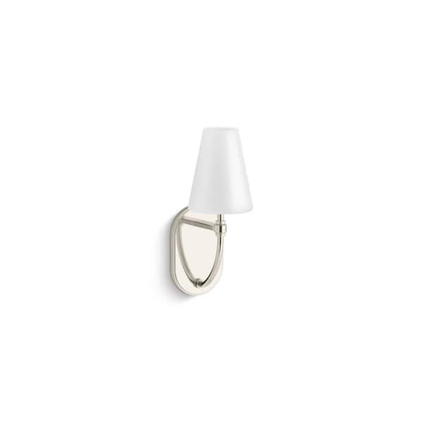 KOHLER Kernen By Studio McGee One-Light Polished Nickel Wall Sconce