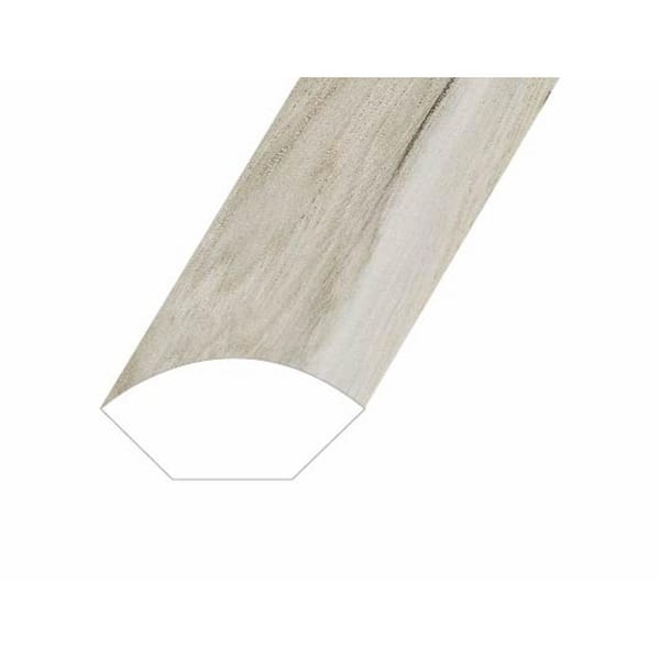 Montserrat Veritas Fortified Stone 0.6 in. T x 1 in. W x 94.5 in. L Vinyl Quarter Round Molding