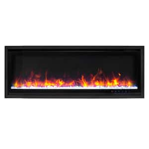 Kennedy II 5000 BTU Commercial Grade Electric Fireplace 42 in. with Smart Flame App