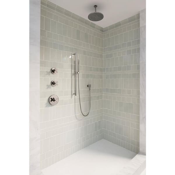 KOHLER Composed Mastershower Temperature Control Valve Trim With Cross Handle in Vibrant Brushed Bronze