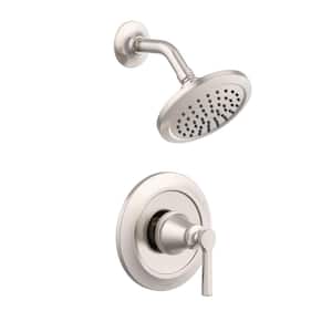 Northerly Single Handle 1-Spray Shower Only Trim Kit 1.75 GPM with Treysta Cartridge in Brushed Nickel