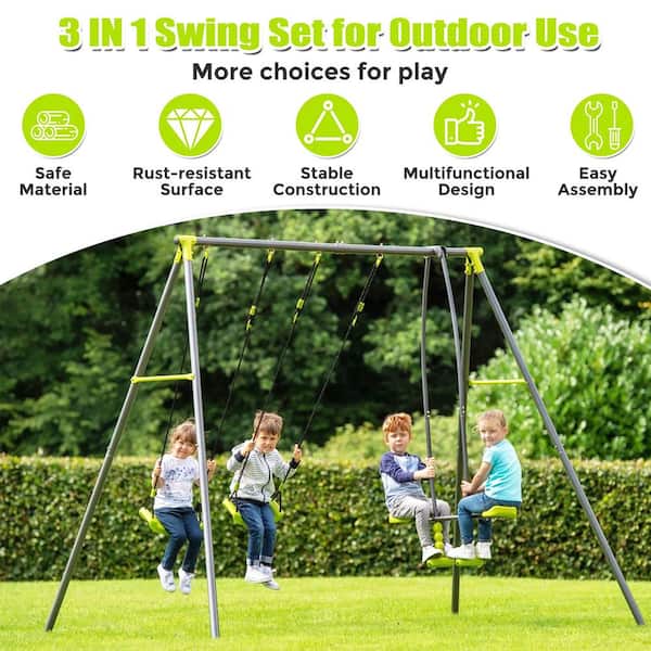 Play Day 8-in-1 Combo Lawn Game Sport Set, 21 Pieces, Children Ages 3+ 