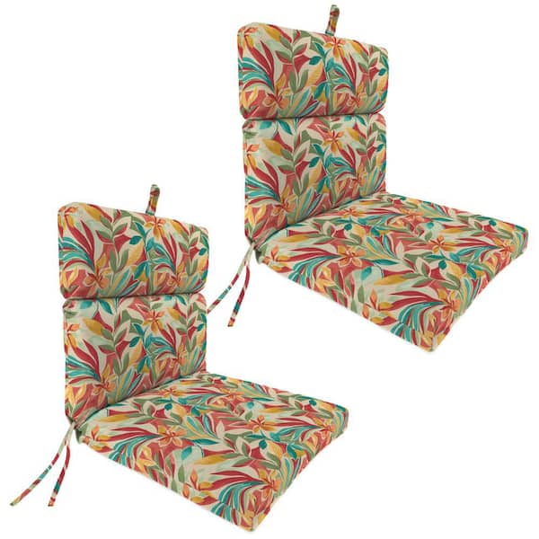 44 in. L x 22 in. W x 4 in. T Rectangular Outdoor Dining Chair Cushion in Somap Sonoma (2-Pack)